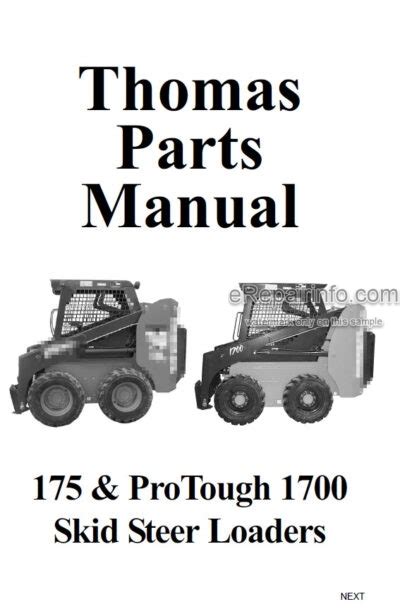 thomas 175 1700 parts diagram